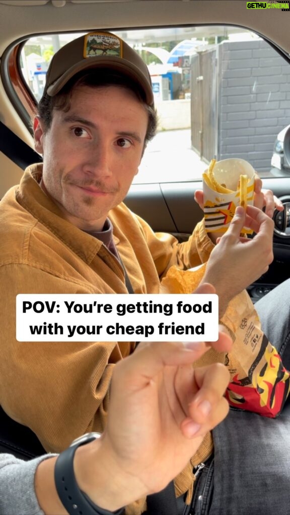 Brandon Calvillo Instagram - POV: You’re getting food with your cheap friend