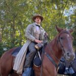 Brandon Flynn Instagram - Ride a horse, save democracy. #Manhunt episode 1 and 2 now streaming on @appletv