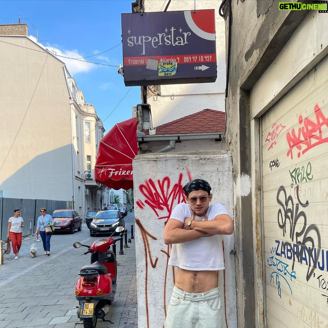 Brandon Flynn Instagram - Serbia, 2021 Photo by: @msjamieclayton