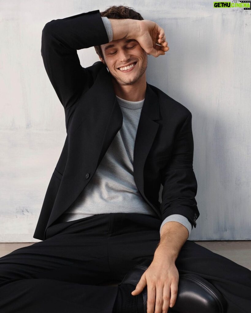 Brandon Flynn Instagram - @brandonflynn is polished in Tropical Wool tailoring. Seasonless and lightweight. Discover the new collection to weather spring.
