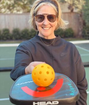Brené Brown Instagram - I hope you get to do something that brings you joy this weekend. For me, joy + play = pickleball. I’m obsessed and try to play four to five times a week. The court might be the only place in the world where I’m fully in the now. Not thinking ahead, worrying, wondering—just keeping my eye on the ball and my head in the game. When I don’t do both, there’s immediate feedback. Like a ball to the face.

Excited about the launch of Major League Pickleball @majorleaguepb, with the first tournament in Austin next weekend. I’m a part of the ATX Pickleballers owners’ group. It’s a league with full gender equity—same court time and same prize money. If you’re in Austin, it’s going to be fun. And great competition!

Stay awkward, brave, and kind (on and off the court),
BB