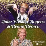 Brené Brown Instagram - Every now and again I come across an artist and think to myself, I’m just so glad I’m alive at the same time that this person is alive. And that’s what I think when I listen to the music of @jakewesleyrogers.  I first came across him on TikTok and fell truly, madly, deeply in love with his art. How it made me sing, cry, dance, and feel. He is such a gift. And I am so grateful for his art, his unapologetic authenticity, and the light he shines into hard, dark places. Let his goodness shine on your face today as you listen to this deeply special episode of “Unlocking Us.” (And, at the risk of spoiling the surprise, don’t bow out of this one early: Jake’s beautiful, ethereal track “Pluto” closes the episode.) ❤️
