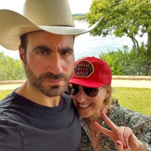 Brené Brown Instagram - Thank you to @mrbrettgoldstein and @aclfestival for making Saturday night so fun! ⁣
⁣
Thank you to @ginachavez and @carrierockriguez for not only singing the podcast music live, but writing and singing our introductions. Y’all are amazing. ❤️⁣
⁣
Brett came to the lake with us on Sunday.  We went swimming and Charlie was his partner for tubing. The water was rough and they caught a lot of air. I asked Charlie if he learned any new language. He just smiled: Nope. Just a different accent. 😉⁣
⁣
Stay tuned to hear our convo on Unlocking Us!