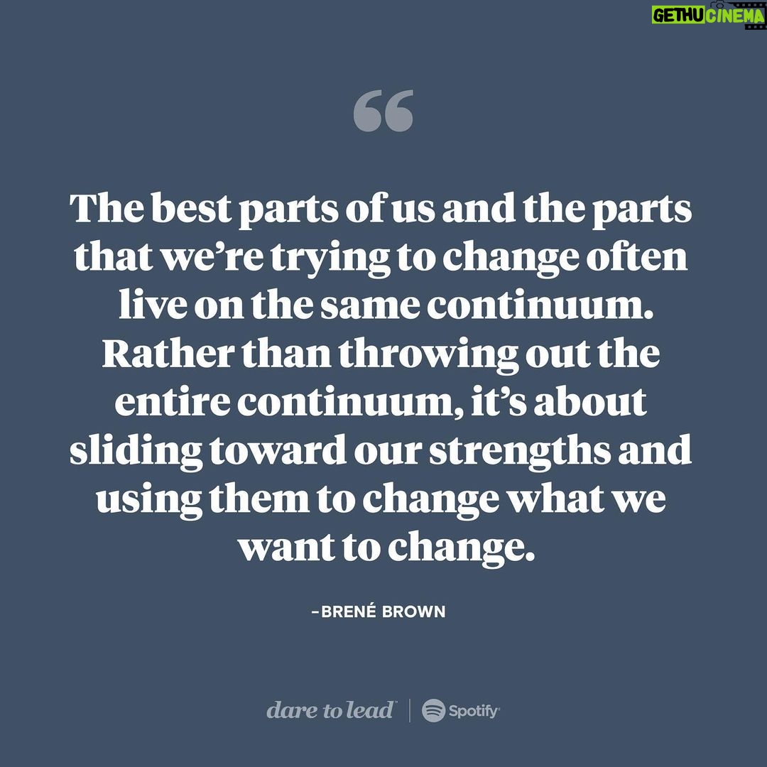 Brené Brown Instagram - In today’s “Dare to Lead” episode on the “Hardest Feedback I’ve Ever Received,” I share how difficult it was for me to hear that I can be scary when I’m scared. I come from a long line of scary scared people, so I know what it’s like to be across the table from that energy. Being a scary person when you’re afraid is such the antithesis to courageous leadership. It unravels trust. It keeps people on eggshells. I don’t want to be that kind of person, or that kind of leader. But the paradox is, the intensity that fuels my fear-to-scary self is the same intensity that fuels one of my greatest strengths as a leader: my creativity. So finding the balance on this intensity continuum is something I work on every day. Every. day. Stay tuned for part two in this feedback series, coming next week, when Barrett and I will unpack the ins and outs of the Engaged Feedback Checklist.