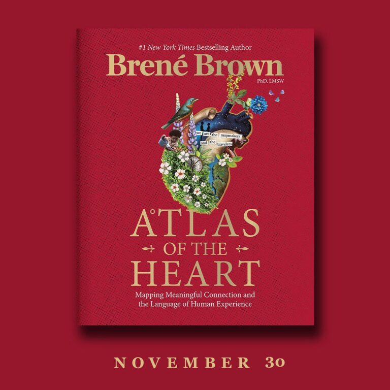 Brené Brown Instagram - This book kicked my ass. Which is why I can’t wait to share it with you! I learned so much about the language of human emotion and experience. And after searching for 20+ years, this research led me to the missing piece that I needed to develop a model on connection. “Atlas of the Heart” is a book about finding our way back to ourselves and one another. When fear, anxiety, and uncertainty leave us feeling adrift and untethered in our lives, our first instinct is to look out into the distance to find the nearest shore. But the shore isn’t something outside of us — the solid ground we’re seeking is within us. It’s not always easy to find, but it’s there. This book explores the language and tools we need to access a universe of new choices and second chances — a universe where we can share and steward the stories of our bravest and most heartbreaking moments with one another in a way that cultivates meaningful connection. To all of the mapmakers and the travelers — this one is for you! BB