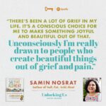 Brené Brown Instagram – Samin Nosrat is such a beautiful person. This conversation on the Unlocking Us podcast is so honest and, for me, deeply healing in its vulnerability. @ciaosamin