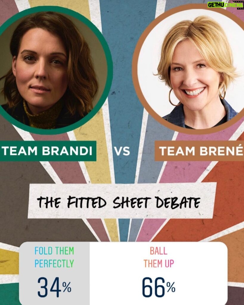 Brené Brown Instagram - Dear @brandicarlile - ⁣ ⁣ I love you. And, the people have spoken. ⁣#baller ⁣ ❤️, ⁣ BB ⁣ ⁣ PS For more on this debate, please check out our podcast convo.