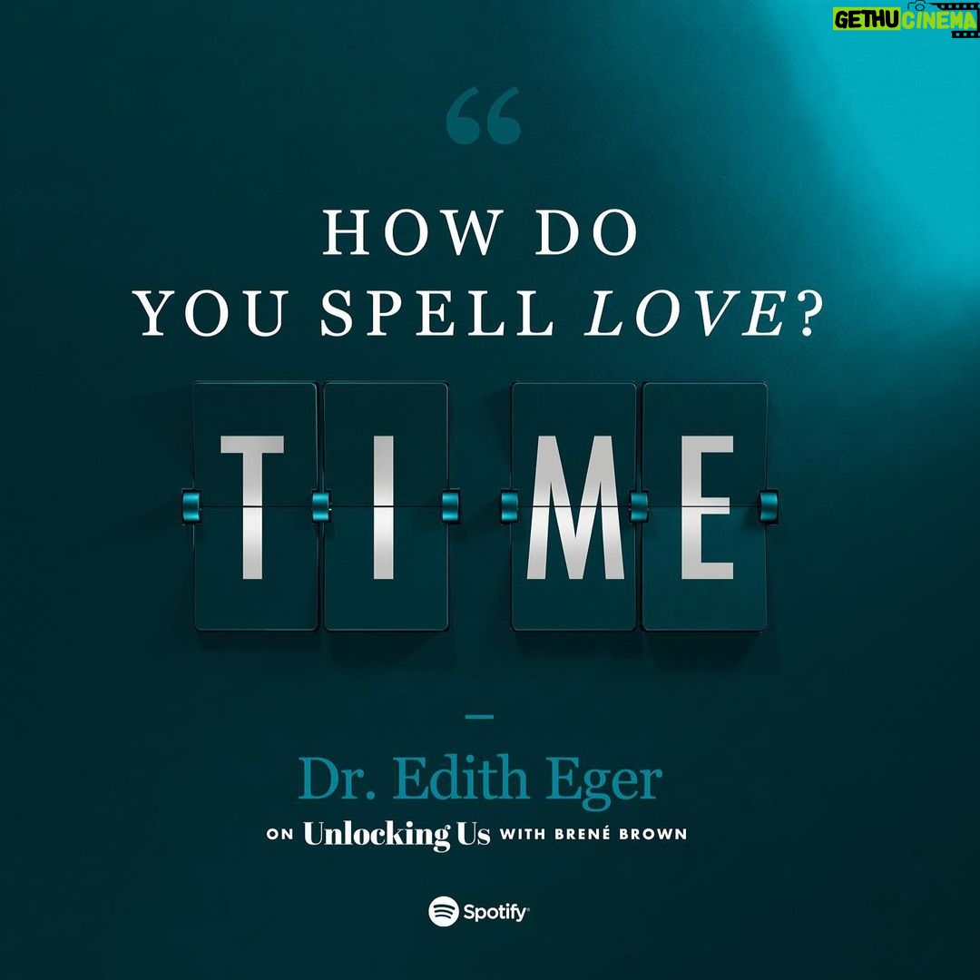 Brené Brown Instagram - This quote from the Unlocking Us episode with @dr.editheger really pierced my heart. I'll never forget this conversation.