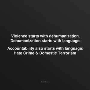Brené Brown Instagram - The dehumanization of women.
The dehumanization of Asians.
The dehumanization of sex workers.
The dehumanization around class.
The dehumanization of immigrants.

Dehumanizing language is a radicalizing tool of white supremacy and white evangelical extremism (which are inextricably connected).

Combine a long history of discrimination and bias with leaders who talk about the “Kung Flu” and “grabbing them by the pussy” and you can see the very short distance between our language, our thoughts, and our actions including everything from violence and diminishing that violence with “just having a bad day” to "Well, look what kind of work they did."

This is why shame, humiliation, and dehumanizing make the world a more dangerous place for all of us.

We shouldn’t tolerate anyone being shamed, humiliated or dehumanized - even the people who bring out our rage. It’s easier than accountability, it’s a quick way to discharge our anger, and it can even get some “likes” and fist bumps. But, there is no question that dehumanizing makes the world a more dangerous and vicious place for all of us.

For a list of resources to #StopAsianHate - see Instagram Stories. We've also made a permanent Story Highlight Circle called #AAPI on my Instagram profile so they stay available.