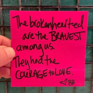 Brené Brown Instagram - Our friends, our partners, our family, our sweet pets - to love is to be deeply vulnerable.  And that’s as brave as it gets.
