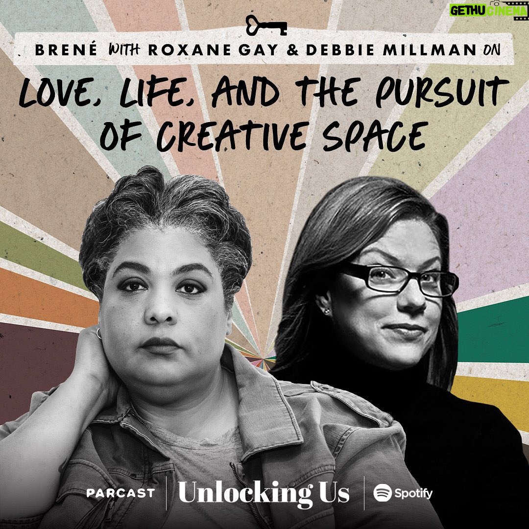 Brené Brown Instagram - Can y'all believe I get to have these amazing conversations for my job? Dammit. So lucky and grateful. Today I'm talking to two unforgettable creators: @roxanegay74 and @debbiemillman. Roxane and Debbie are newlyweds, and we talk about their love story, creativity, and the power of a dinner party. Their words and art have been very influential in my life — talking to them about the ins-and-outs of ordinary life is, in itself, extraordinary.