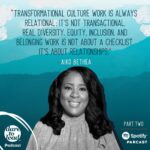 Brené Brown Instagram - Aiko (@rare_coach) is such an amazing teacher. I learn something from her every time we talk. Check out Part II of our Dare to Lead podcast conversation on Spotify (one convo was not enough). We talk about taking action, holding ourselves and others accountable, and real strategies for Black History Month.  Another favorite quote from Aiko’s work: “You can hold people accountable in an empathic way. You can set and hold boundaries and still be generous toward people. And, if you really care about diversity, equity, inclusion, and belonging, you actually crave people holding you accountable and setting boundaries.” - Aiko Bethea