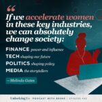 Brené Brown Instagram - A great conversation about gender equity and the power of story with @melindafrenchgates on #UnlockingUs this week. Link in profile.
