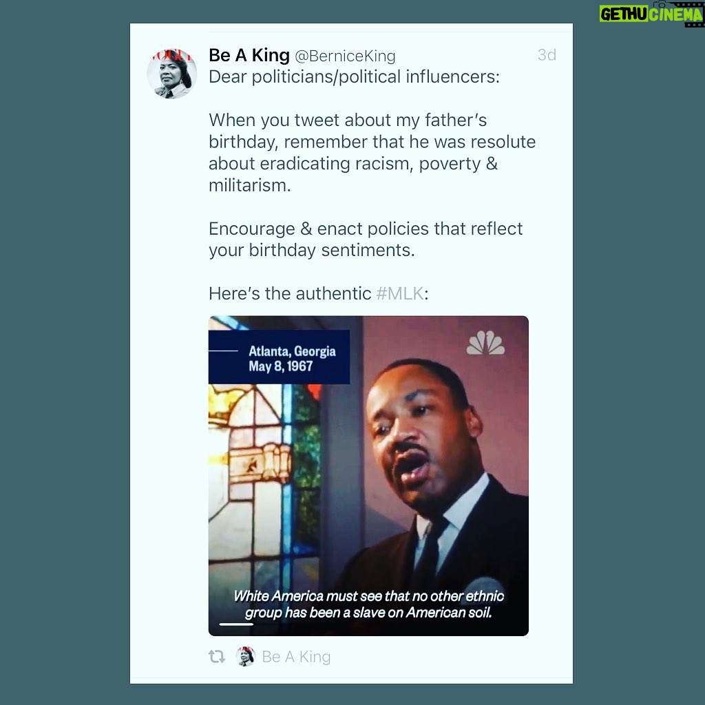 Brené Brown Instagram - Dear @berniceaking - deeply grateful for you, your father and your mother. Thank you for continuing the work of justice and the #BelovedCommunity. #RevDrMartinLutherKingJr #CorettaScottKing #TheKingCenter