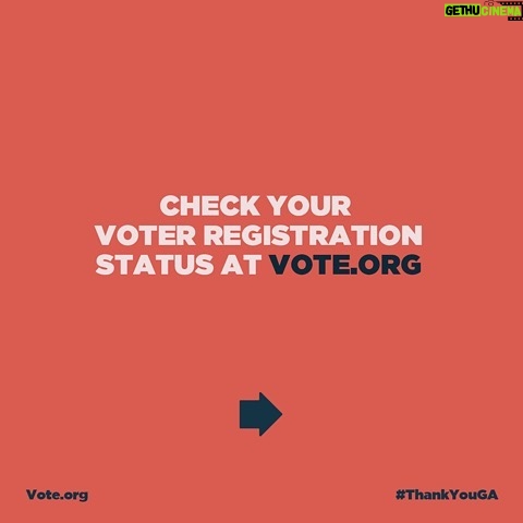 Brené Brown Instagram - Georgia, in this runoff election, you will decide the future of America. Here is how to make your voice heard: Check your voter registration status. The deadline to register to vote is December 7. If you turn 18 before January 5, please register to vote! Early voting begins December 14. If you want to vote by mail, request your absentee ballot ASAP. Go to vote.org for info on registration, voting early, and voting by mail! Your vote is your power! Thank you for showing up for our democracy! #ThankYouGA #WinWithBlackWomen