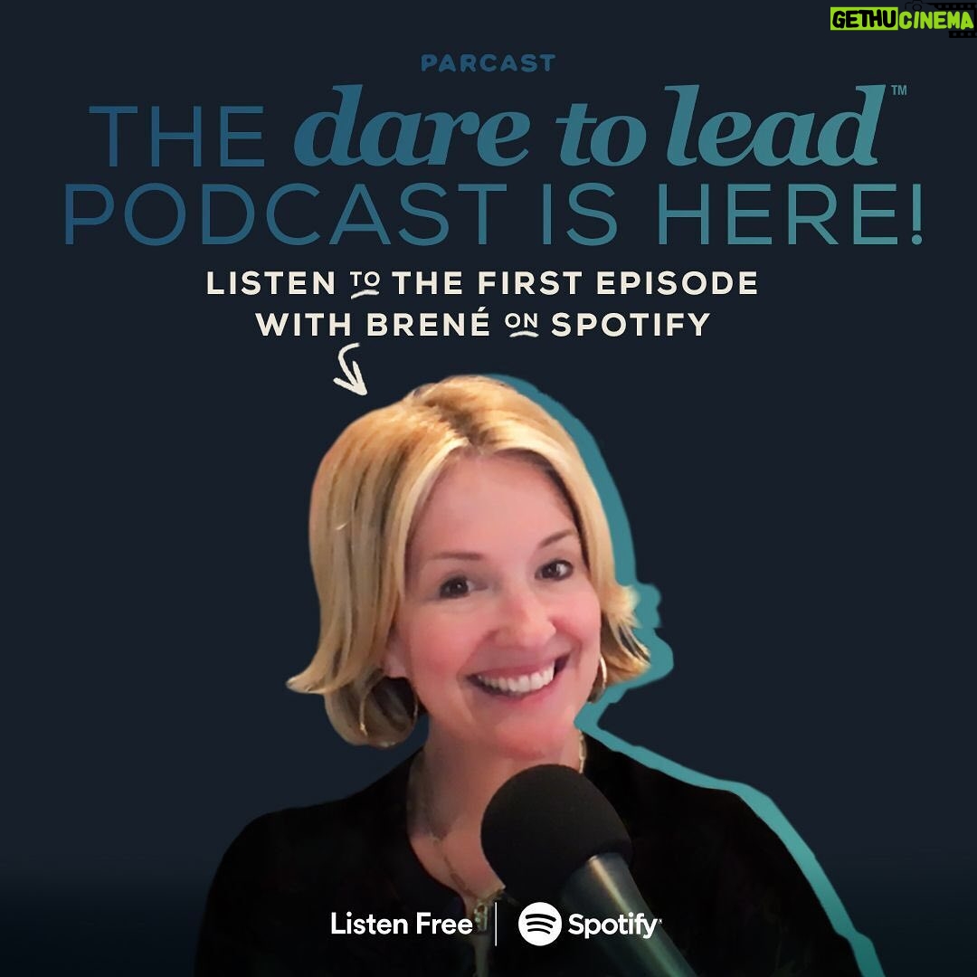 Brené Brown Instagram - One deeply human truth that's rarely acknowledged - especially at work - is that courage and fear are not mutually exclusive. Most of us feel brave and afraid all day long at the exact same time. And, during our really tough moments, when we're pulled between our fear and our call to courage, we need shared language. We need tools. We need skills. We need daily practices that can support us through these difficult rumbles. The goal of our Dare to Lead podcast is to create a place where we can learn (and unlearn) from each other. Welcome! Follow + listen for free on @spotify at the Link in Profile.