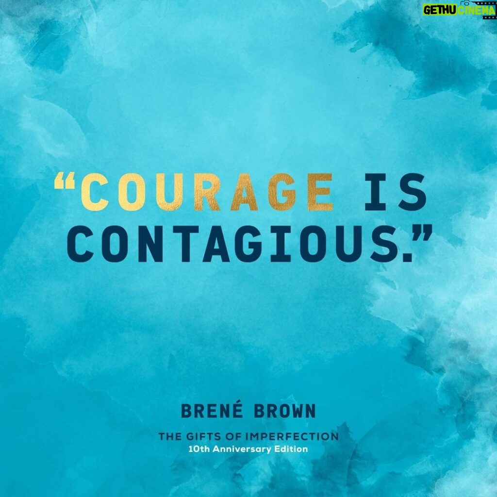 Brené Brown Instagram - One of my favorite things about this book is that so many of us are traveling this dimly-lit-bumpy-ass road together. Tag a friend whose courage has made you braver. Awkward, brave, and kind, friends!