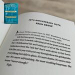 Brené Brown Instagram - The Gifts of Imperfection anniversary hardback edition and the new audiobook are out today!⁣ Yes, I'm reading the audiobook. Imperfectly, of course.⁣ ⁣ 10 years later and The Gifts is still a no bullshit zone!⁣ But I thought I'd show you how tempting it can be.⁣ ⁣ Two big learnings over the past decade:⁣ 1. Practicing the 10 guideposts is way harder than I thought.⁣ 2. Practicing the 10 guideposts is way more important than I imagined.⁣ ⁣ Celebrating with art prints, downloads, an assessment, and a webinar.⁣ Link in profile to get to The Gifts hub on brenebrown.com.⁣ ⁣ Thank y'all!