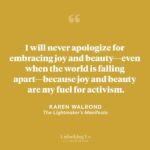 Brené Brown Instagram - Karen Walrond and I have been friends for a long time. We laugh a lot and we lean a lot, and when I say lean—I mean into each other. We lean into each other when shit gets hard. I called her up the other day and said, “Will you come on the podcast with me? I’m in deep struggle. Things have been so hard personally and the pain in the world is overwhelming. I can’t find my footing.” Not only did Karen say yes to joining me for last week’s “Unlocking Us,” but then she showed up. I mean, really showed up. She reminded me about the practices that keep us grounded and how we can honor ourselves and the sacred rhythm of activism. I think you’re going to love this conversation. Thank you @heychookooloonks.