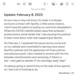 Brené Brown Instagram – A final update on the podcast pause. I appreciate this community and everyone’s willingness to wade through the tough conversations.