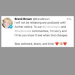 Brené Brown Instagram -