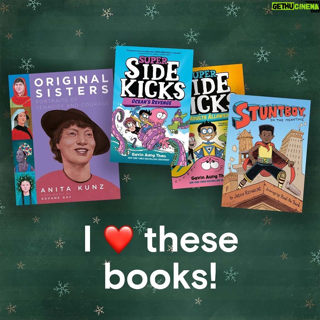 Brené Brown Instagram - These wonderful authors and artists are on my giving list this year! Thank you @anitakunz, @zenpencils, @jasonreynolds83, @raulthethirdvamos