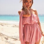 Brenda Song Instagram - I know, so many pictures, so little time. Blame @revolve hahaha. Obsessed with this @revolve x @michaelcostello dress. #revolvesummer