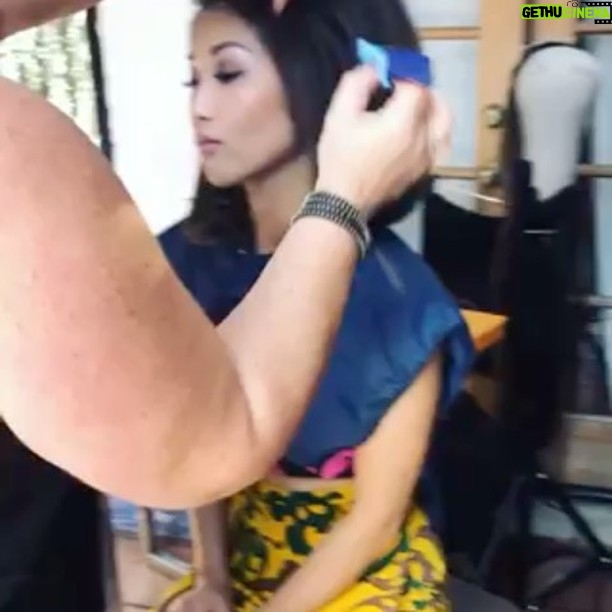 Brenda Song Instagram - What CAN'T @hair_slinger do with my hair! #bts from my shoot today w/ @bellomag 📸@sosaandart 👗@kylekagamida 💄@kristeeliu