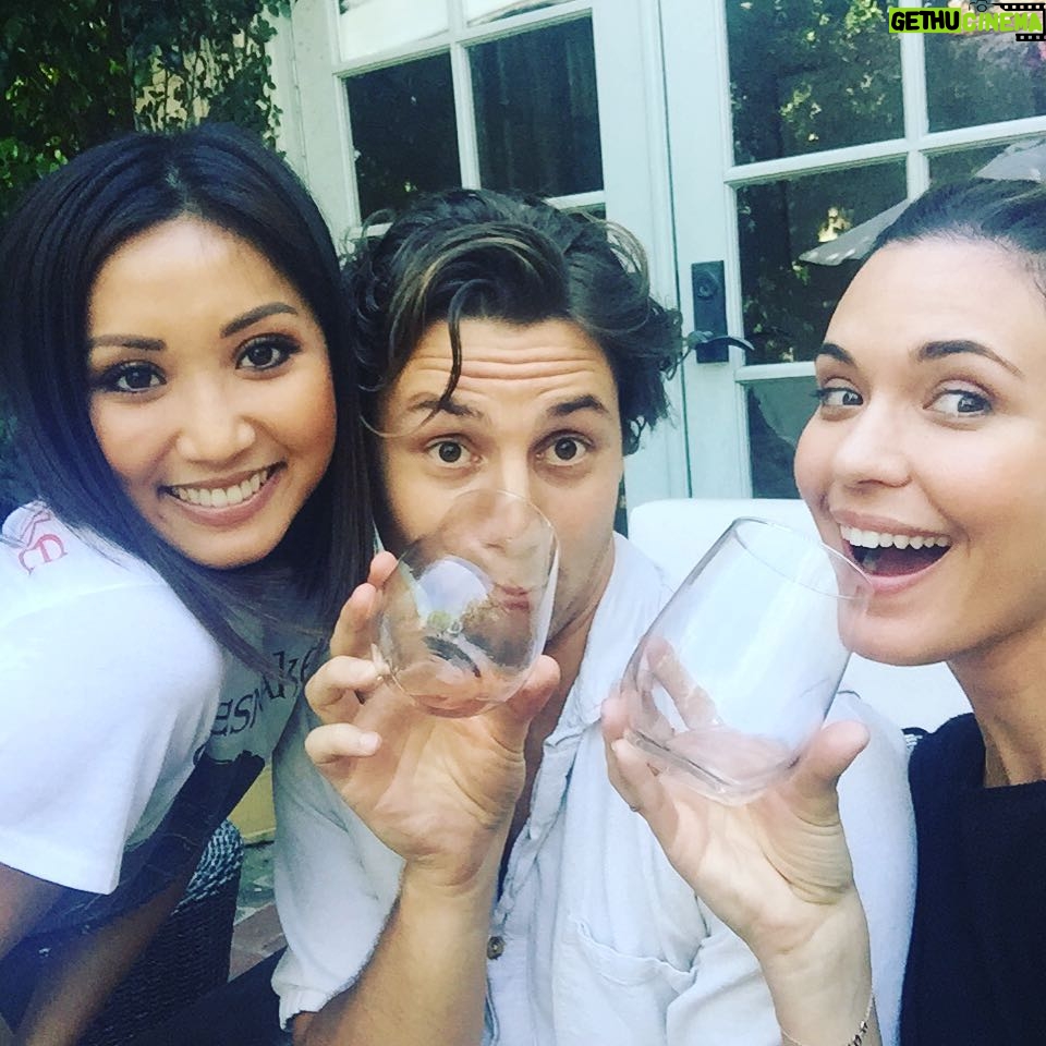Brenda Song Instagram - Getting all bouji with @odetteannable @ponkyproodle haha ❤️💁