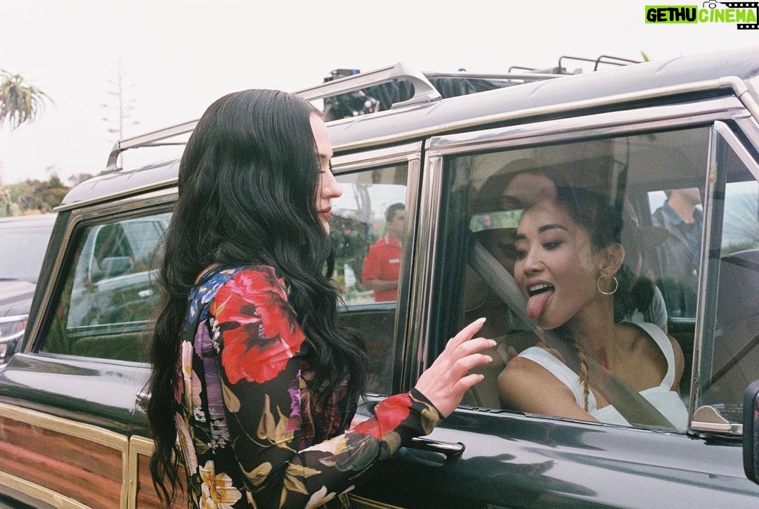 Brenda Song Instagram - I MISS YOU @katdenningsss ! Also, was this a foreshadowing of what human contact would be like in 2020?!? Haha. 📸: @hedofthebloom