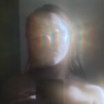 Brenna D'Amico Instagram - In the reflection of a TV
