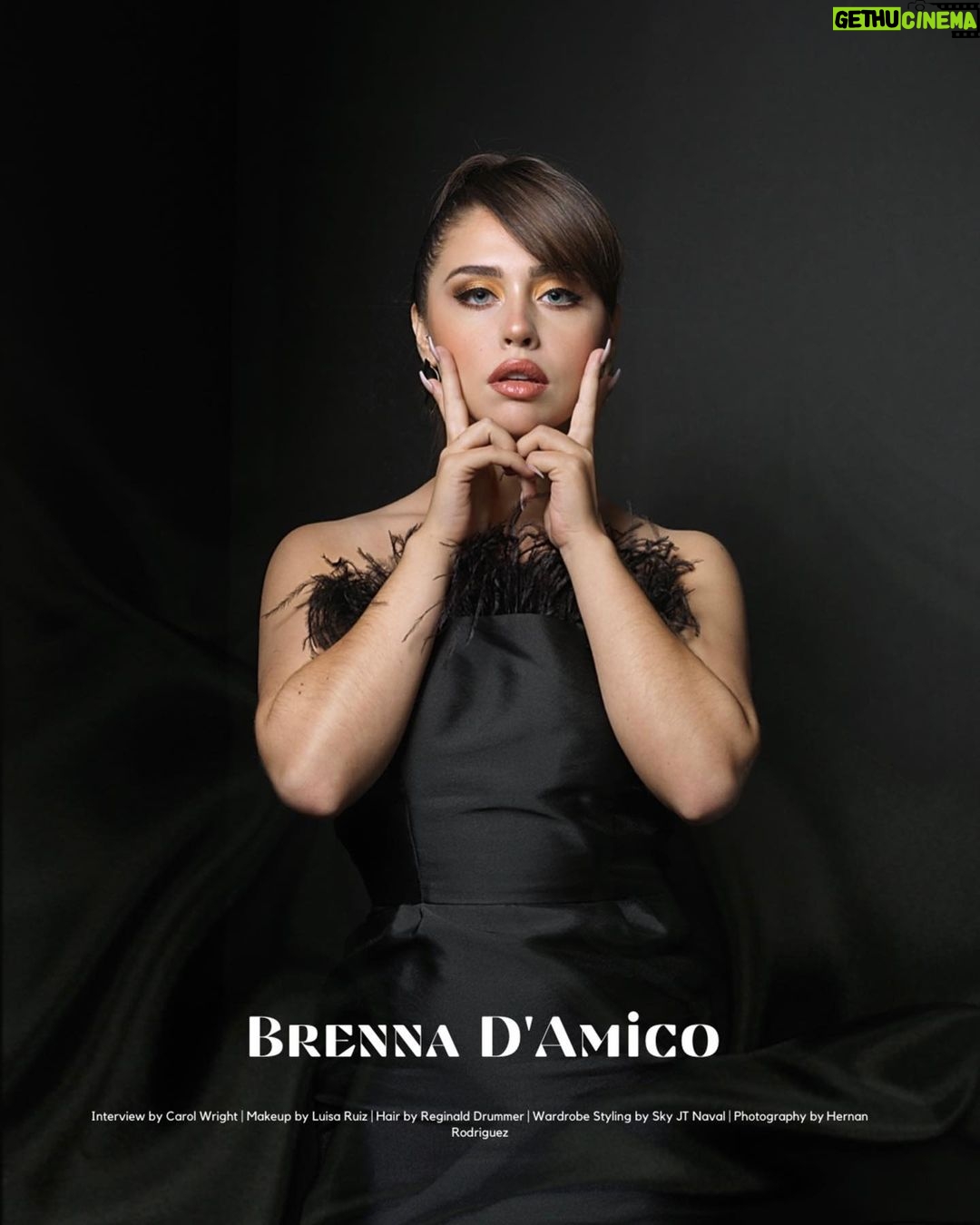 Brenna D'Amico Instagram - Thank you @nyotamagazine ✨ Interview by: @_carol_wright Photographer: @hrodriguezphotos Wardrobe: @sky_is_dlimit Hair: @royalblowdry Makeup: @luisafermakeup