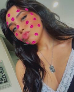 Brenna D'Amico Instagram - My friends make fun of me for using this Snapchat filter too much😂🤷‍♀️