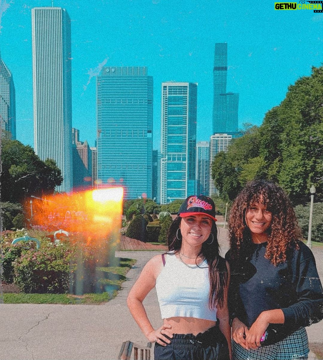 Brenna D'Amico Instagram - Celebrating Family Day :) 17 years ago today my parents came home from Ukraine after adopting my little sister. I feel so unbelievably lucky to have such an amazing sister and family♥️ Chicago Downtown