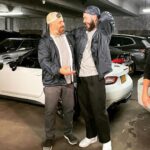 Brian Quinn Instagram - On this week’s episode of #impracticaljokers see me become smitten with my new pal @postmalone as I almost get arrested. We had a lot of fun and Post is invited back anytime he wants. Here is me telling Post about Stumpy The Squirrel while we were on a break from shooting. New episode Thursday at 10 on both @trutv AND @tbsnetwork ! Two networks for us!