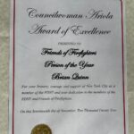 Brian Quinn Instagram - I recently had the absolute honor of being named The 2022 @friendsoffirefighters Person Of The Year. I hold my time with the @FDNY as one of the most significant and defining periods of my life, so it’s very important to me to still be involved with that community in any way I can. The FOF does important support work for firefighters, so if you’re looking for a place to donate to for the holidays, you could do a lot worse. Here is me as probationary firefighter way back in 2005 at my beloved Ladder 86, followed by me last month at the award ceremony. Not a lick of gray hair back then. I had friends, family and firehouse guys there to watch me accept the award and I loved it. Thank you @friendsoffirefighters for the honor. I am extremely grateful to be involved in your good works.