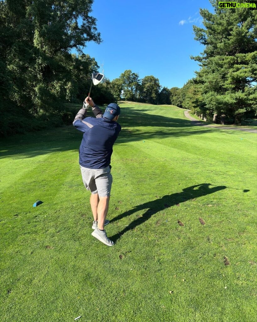 Brian Quinn Instagram - Guffaw and Order!!!! I’m golfing with Officer @troyalden today. I say golfing but I really mean drinking and watching him golf. I suck at the golfing.
