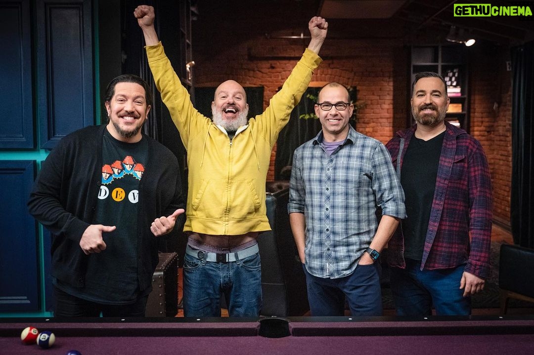 Brian Quinn Instagram - This week’s episode of #impracticaljokers welcomes a true comedic legend. @davidcrossofficial comes by to give a (literal) masterclass in comedy to these humble Staten Island boys. Thursday night!!!!!!!! This one is gonna be referenced for a long time to come. @impracticaljokersofficial @therealmurr @salvulcano