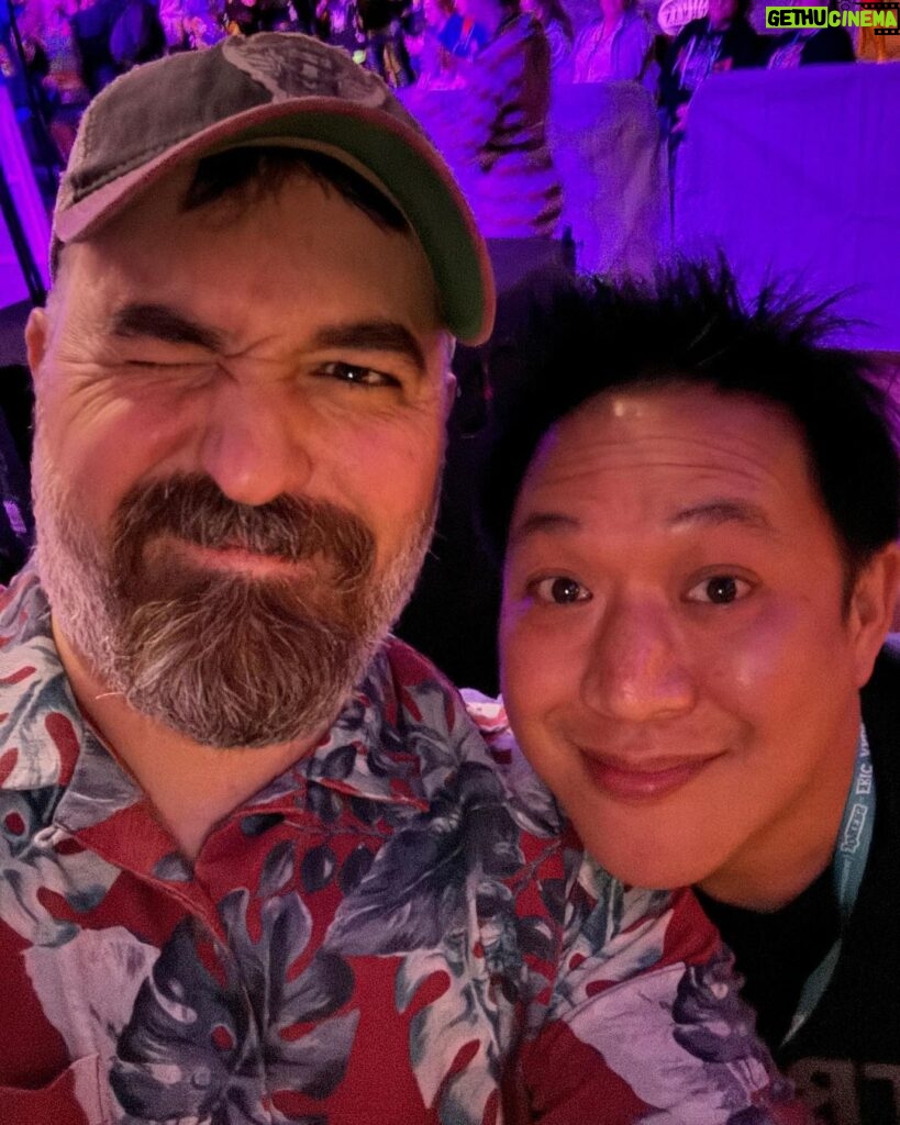 Brian Quinn Instagram - As far as I’m concerned, the cruise has kicked off. This week is gonna be insane. WE’RE OFF TO SEA!@mingchen37 @getshipfacedcruise