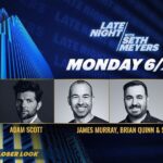 Brian Quinn Instagram - Tonight we’re on @latenightseth telling stories and having a blast. Join us, won’t you? Shan’t you?