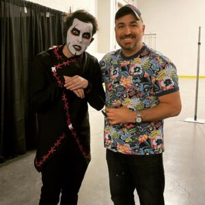 Brian Quinn Instagram - In Vegas with an old friendhausen.  @danhausenad @allelitewrestling