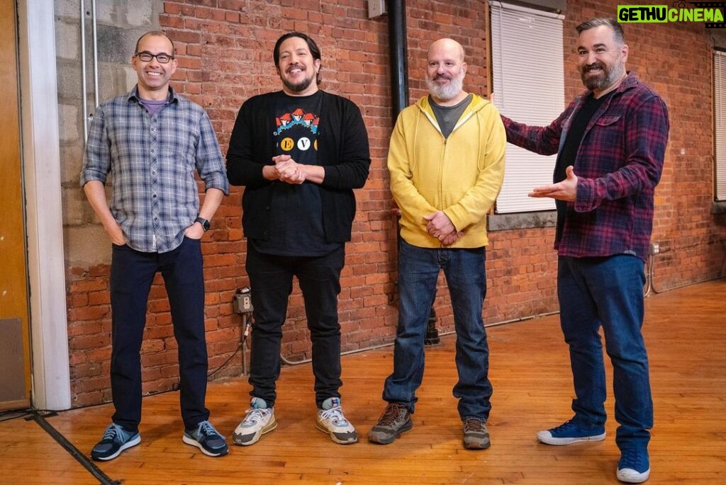 Brian Quinn Instagram - This week’s episode of #impracticaljokers welcomes a true comedic legend. @davidcrossofficial comes by to give a (literal) masterclass in comedy to these humble Staten Island boys. Thursday night!!!!!!!! This one is gonna be referenced for a long time to come. @impracticaljokersofficial @therealmurr @salvulcano