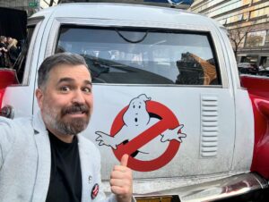 Brian Quinn Instagram - My goodness, what a birthday.  Going to the premiere of a sequel to my favorite movie of all time! Got to meet many of the actors but was too nervous to ask for pictures.  Got to smell Paul Rudd’s hair.  I don’t think he noticed. 

Go see Ghostbusters!! So much fun and a surprising amount of it takes place on Staten Island.  SLIMER!!!!