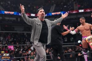 Brian Quinn Instagram - Took part in a Scissor Party this past week.  @bowens_official brought @salvulcano and I into the ring and I couldn’t be more grateful.  We had such fun with these absolute legends. Thanks to @aew for sending these pictures over.