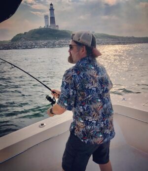 Brian Quinn Instagram - If you’re fishing off Long Island this weekend and don’t reel in any fish, it’s because I caught them all. 

I had a shark steal a bluefish right off my line.  Never seen anything like it.  Then I saw a seal thieve another fish off my friend’s line as he was reeling it in.  It’s hard out there.  Lotta factors in that ocean. 

Did not see Billy Joel.