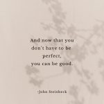 Brie Garcia Instagram - This was a quote we used recently for Inspiration & Aspiration on @thenikkiandbrieshow and it really stuck with me…striving to be good, not perfect 💛 #mindfulmonday