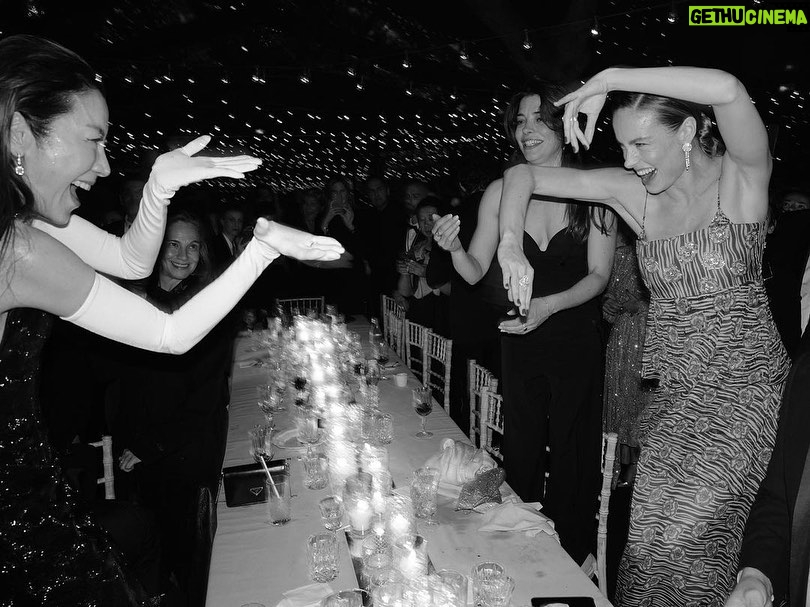 Brie Larson Instagram - I love you @michelleyeoh_official I can’t wait to dance together again ❤️‍🔥 📸: @gregwilliamsphotography