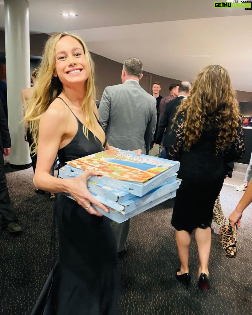 Brie Larson Instagram - Personally recommend getting a pizza to watch #FastX, in theaters TODAY