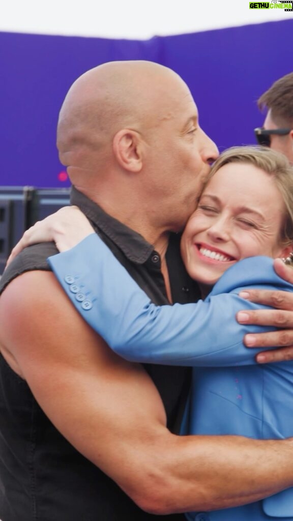 Brie Larson Instagram - Being welcomed into @thefastsaga family has been a dream. I’m still not over that I get to be part of one of my favorite film franchises and that @vindiesel carried me!! #FASTX is out Friday, May 19.