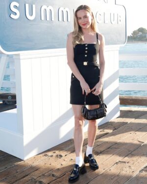 Brie Larson Instagram - You can never go wrong with a summer in Malibu. Thank you, @miumiu ☀️ #MiuMiuClub